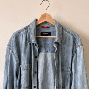 Vintage Levi Strauss Signature Shirt // XL Denim Long Sleeve